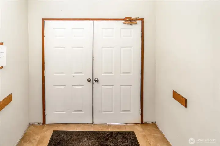 Inside Building Entry