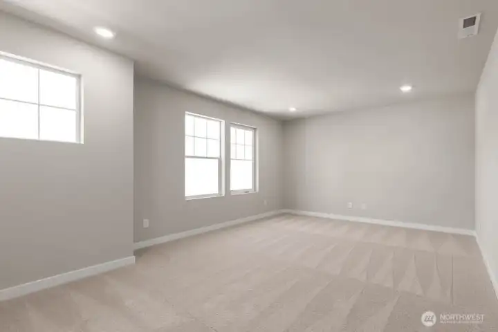 Great room looking one direction.  Colors and finishes may vary.