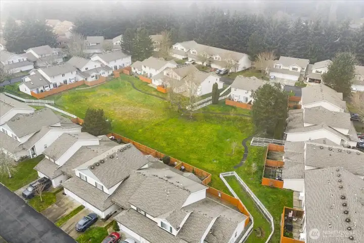 Lots of community green space