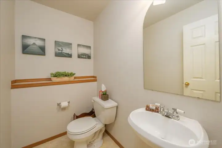 Spacious main floor powered you for your guests and convenience.