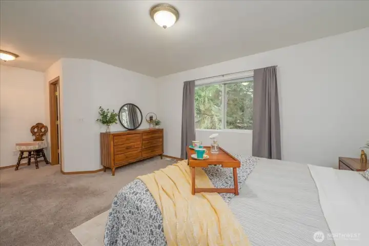 Room to roam in this main suite!