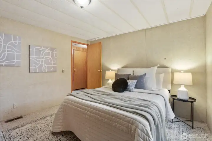 View from the closet of bedroom 2