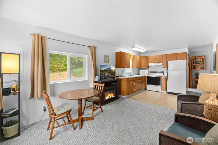 fully finished area off in shop