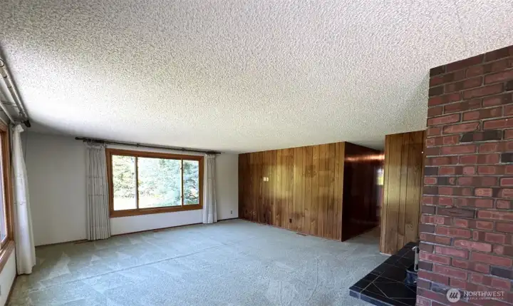 Living room, from the back door