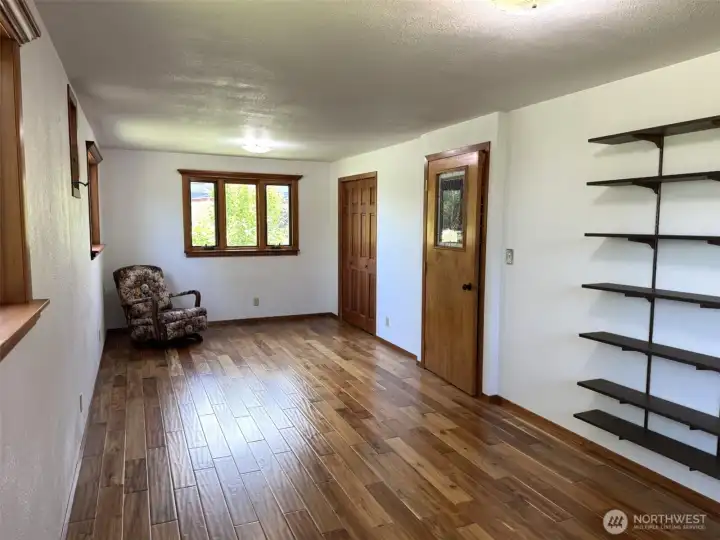 Bedroom two, looking toward the closet