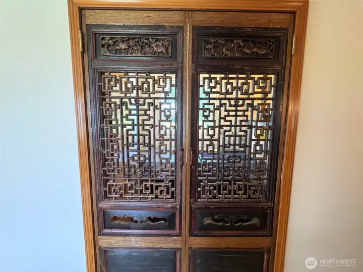 Laundry center doors