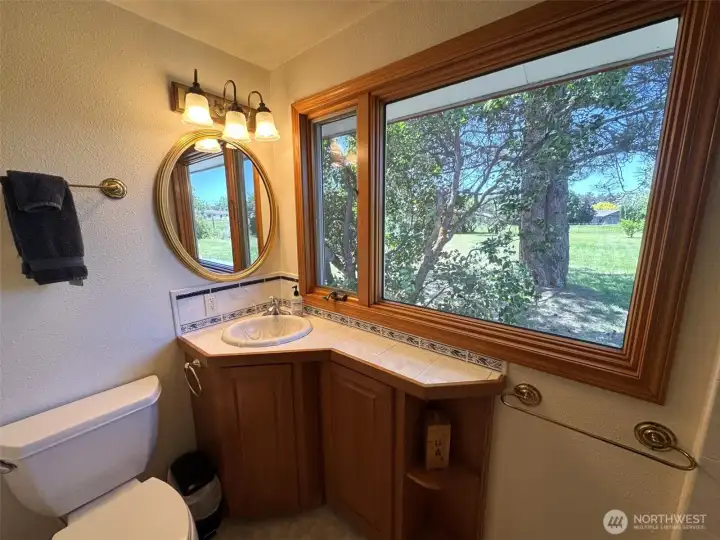 Bath off rec room, the second 3/4 bath