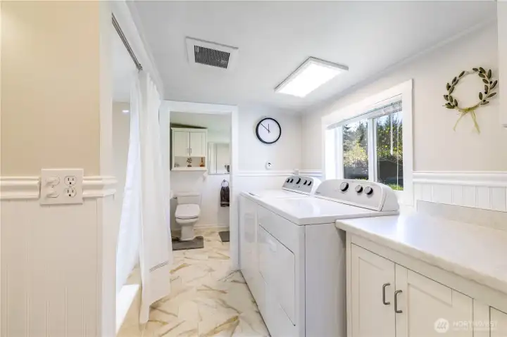 Main bathroom/utility room