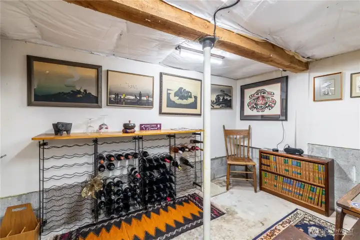 Wine Room in the basement