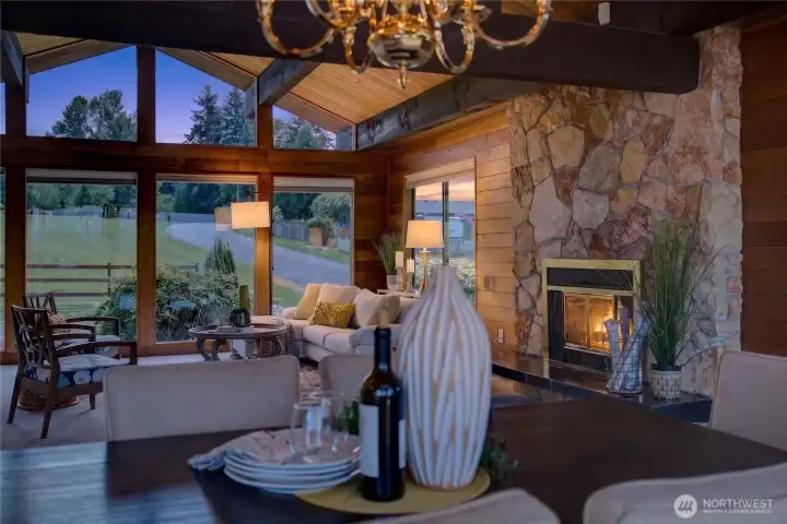 Commanding views from both sides of the home. Commanding views from both sides of the home.