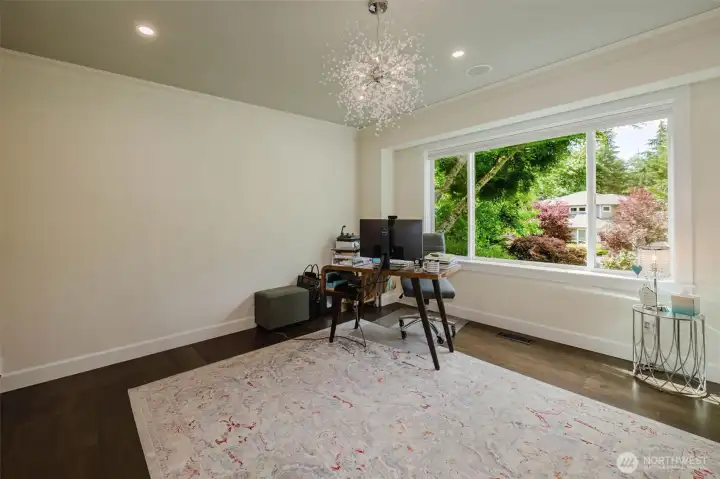 This Room, off the Foyer, is Used as an Office. Could be a Formal Dining or Living Room.