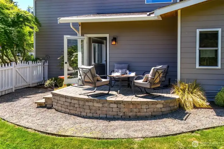 Private patio off the primary suite.