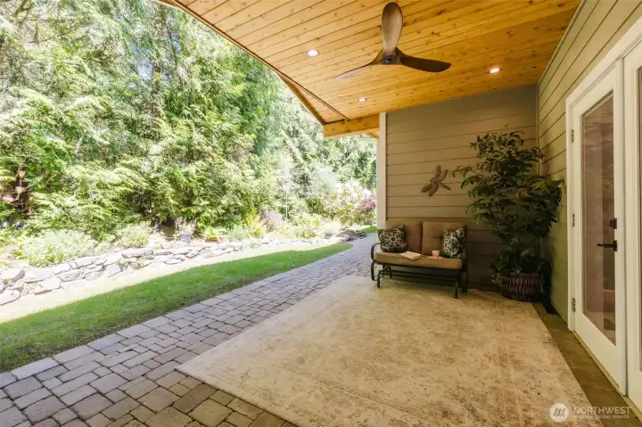 Private patio outside the MIL/Guest suite.