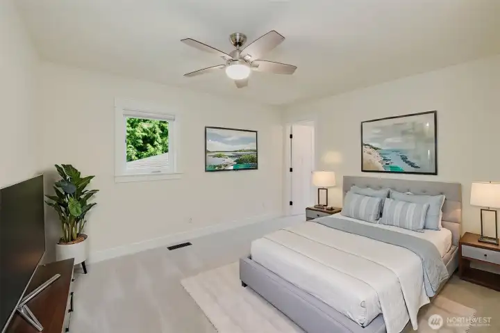 Bedroom #4, with private bathroom.