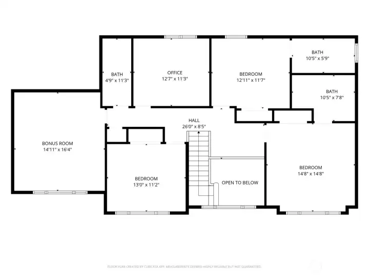 2nd level floorplan.