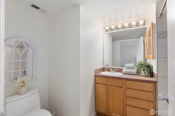 Primary bathroom Primary bathroom