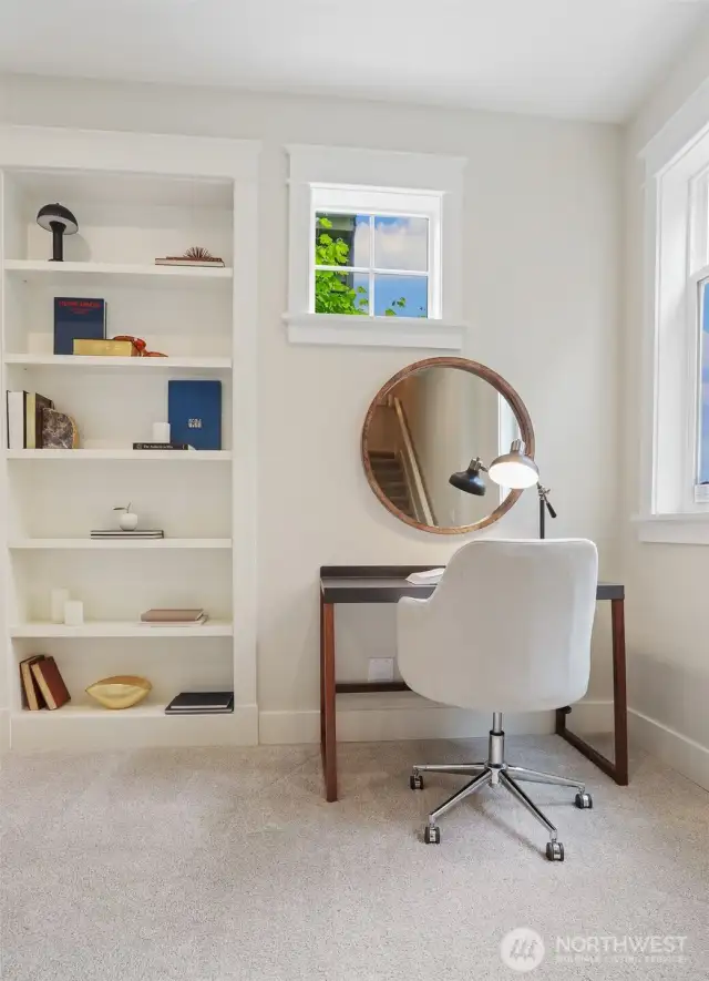 Lower level family room.