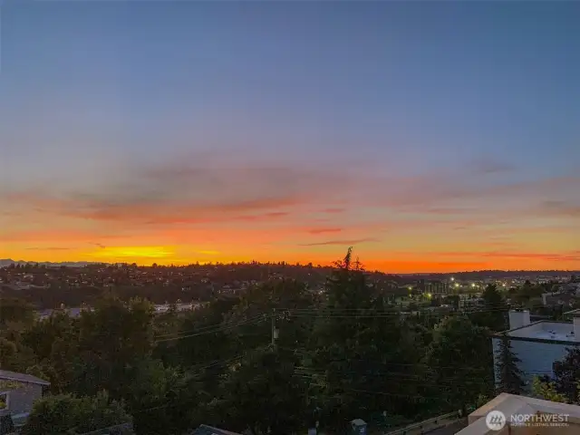 Beautiful sunsets.