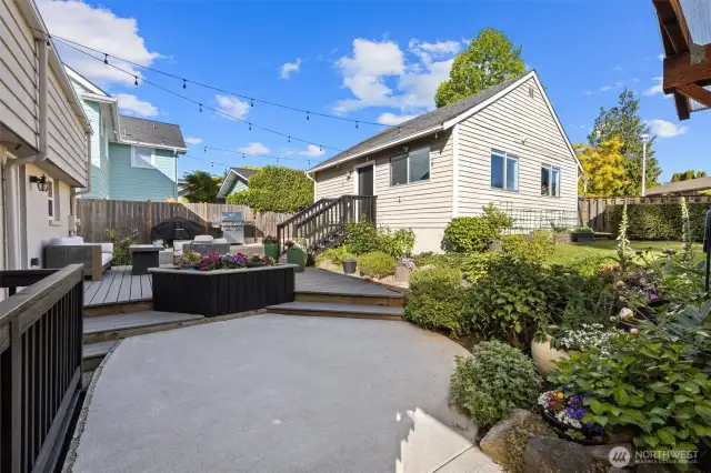 The exterior of this property is special.
