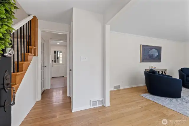 Hardwoods are in great condition.