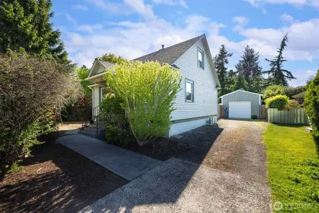 The home is located on a deep lot and designed to create the ultimate privacy in the City.