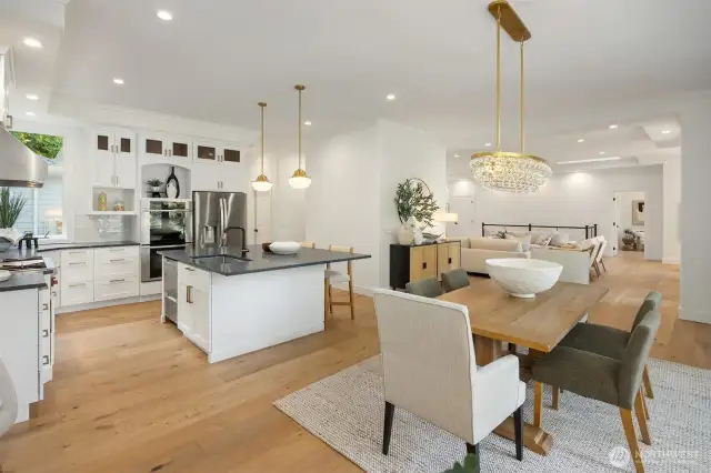 Luxurious, freshly renovated interiors.
