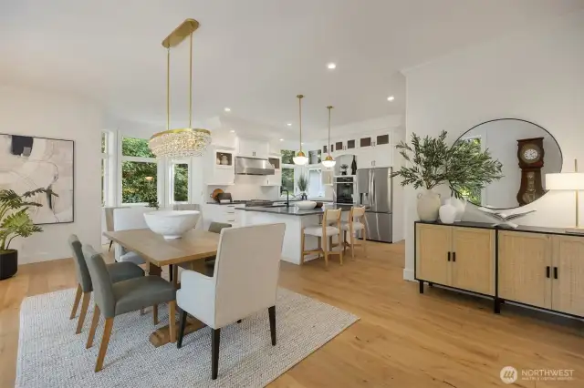 Brand new top of the line engineered hardwood floors, brand new kitchen, new light fixtures.
