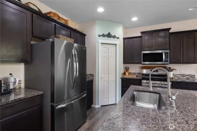All appliances included with the purchase of this beautiful home.