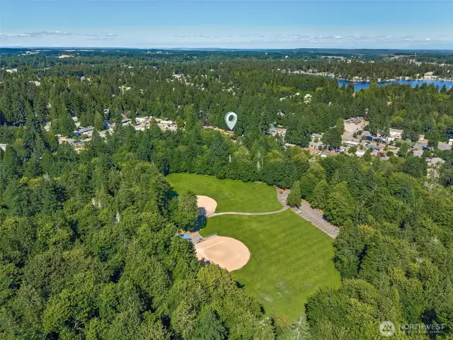 Wonderwood park is an easy walk from the house too! Rainier Vista Park is also just down the road.