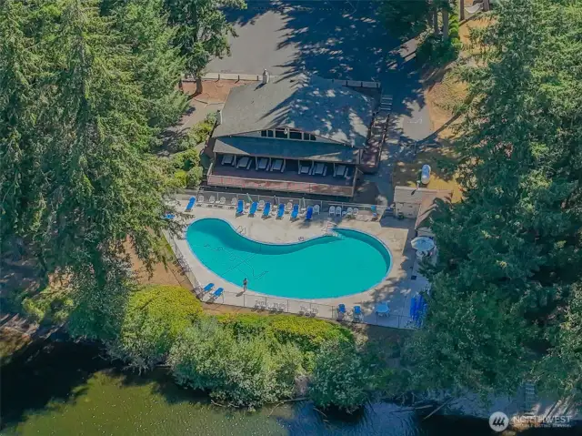 Enjoy a summer day by the pool! Clubhouse can be rented out for private events.
