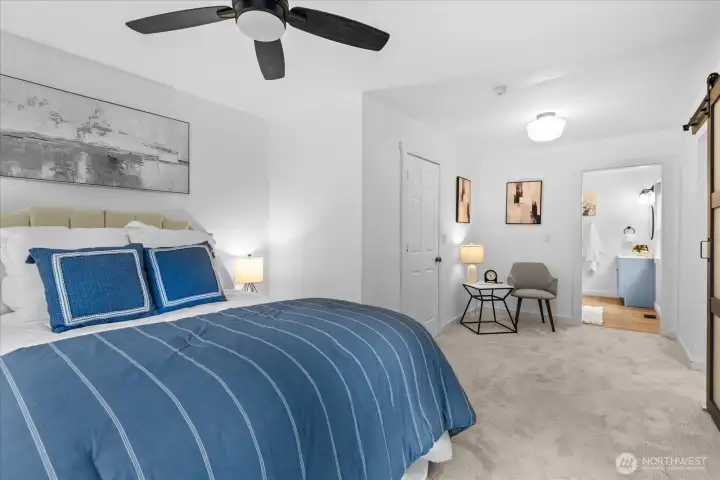Primary suite on the main floor
