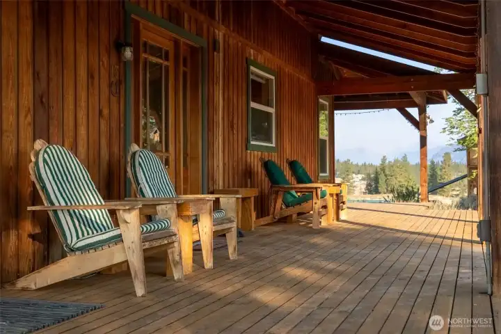 Front entry porch.