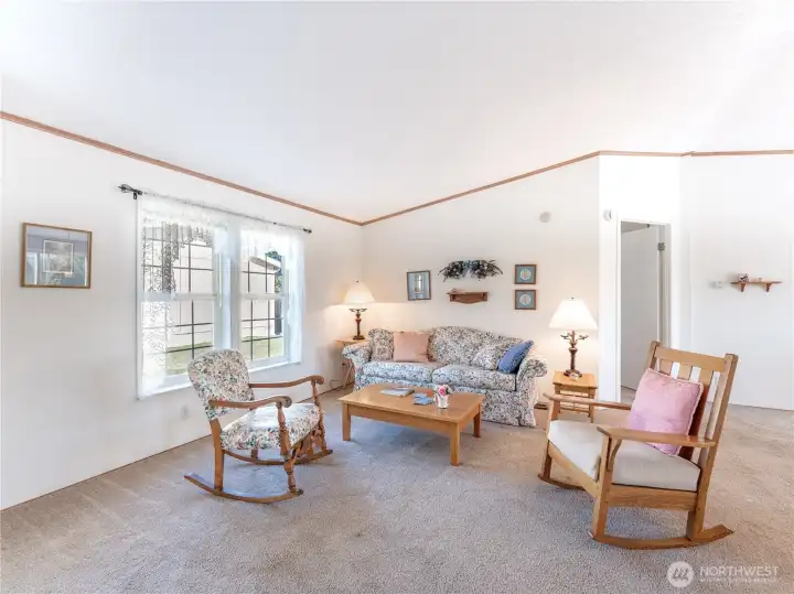 Open-concept living and dining space perfect for everyday living