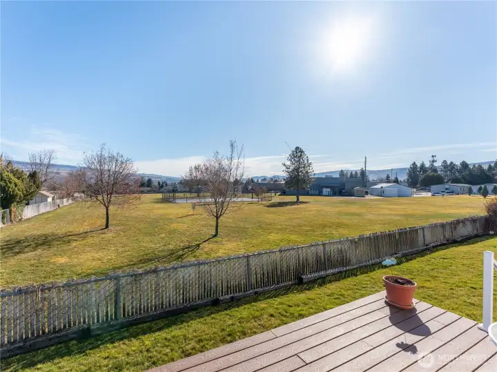 Sweeping views of the school, mountains, and Wenatchee Valley