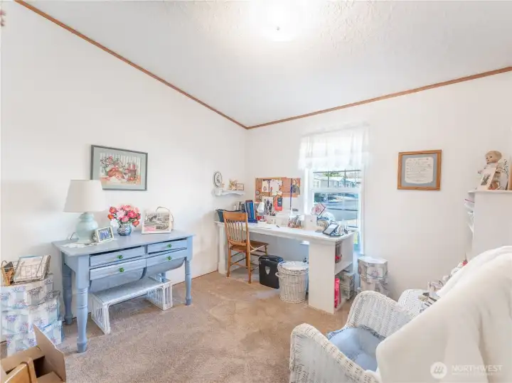 Guest bedroom with clean, move-in ready feel
