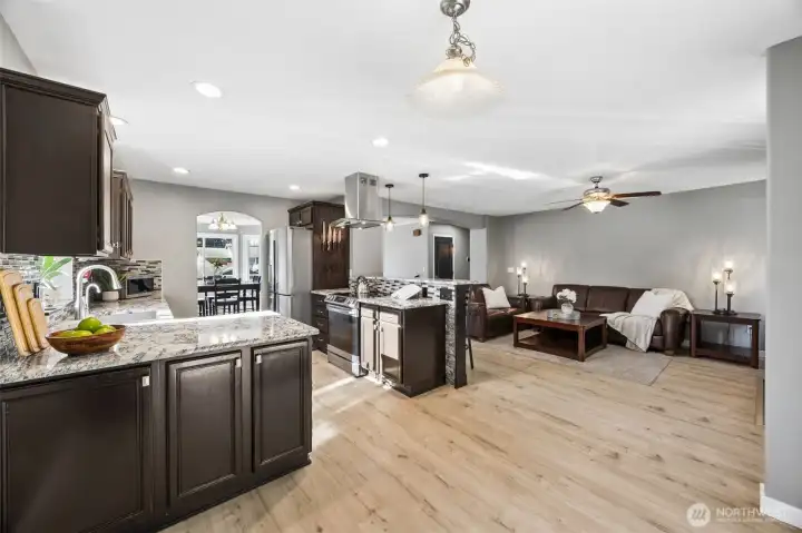 Lots of cabinet space for extra storage!