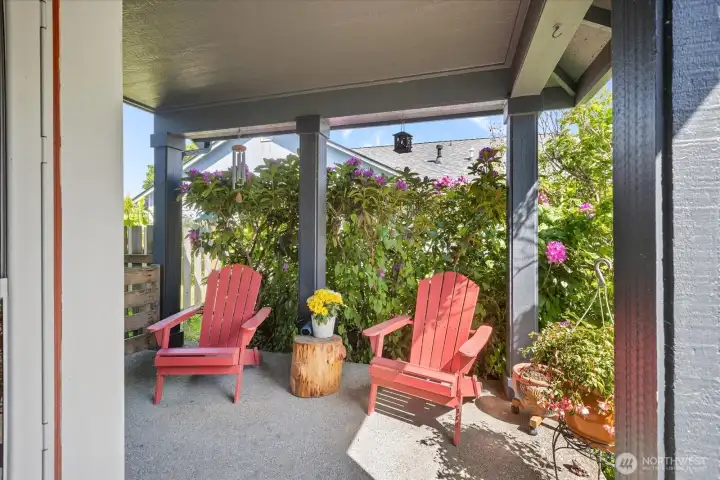 Covered front porch