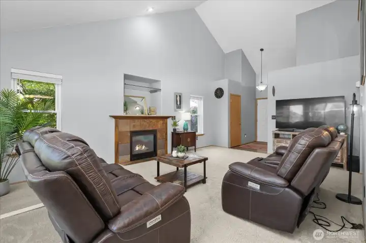 Plenty of space in this living room.