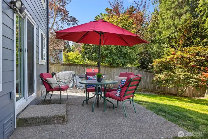 Outdoor patio!