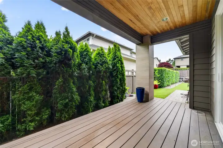 Thoughtfully positioned for privacy and comfort.