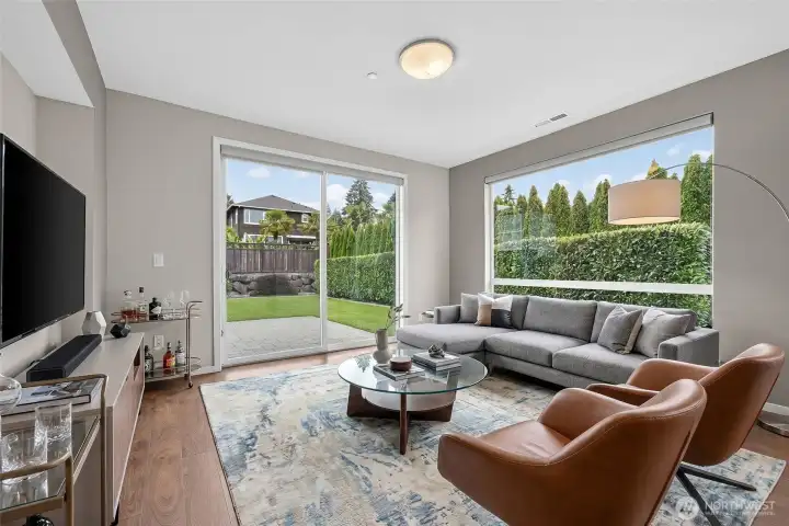 Virtually staged. Separate family room offers additional living space.
