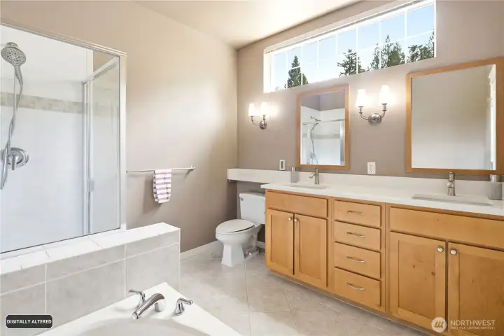 Master bathroom