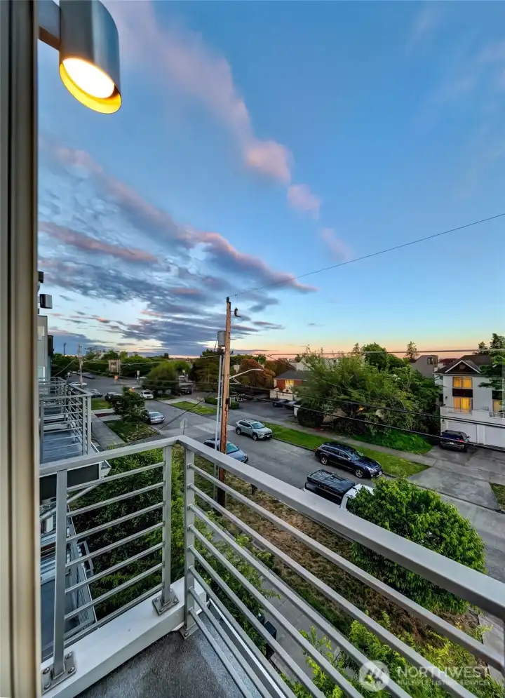 privater terrace off primary