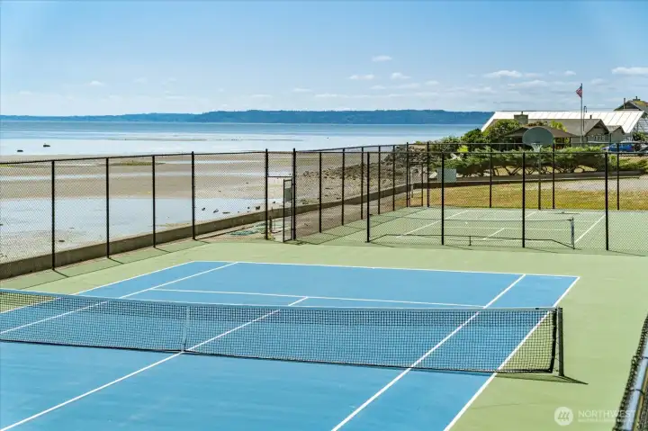 Tennis, basketball & pickleball courts