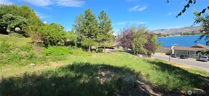 There are 3 natural terraces on the property. This is the mid point looking from west to east.
