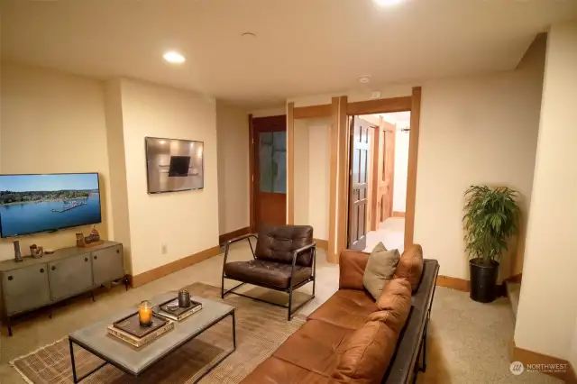 Lower lever living area -  - Virtually Staged