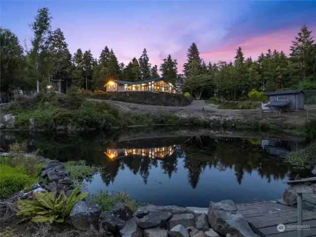 Elegant Coastal estate on 4.28 ultra private acres situated on Washington's Long Beach Peninsula