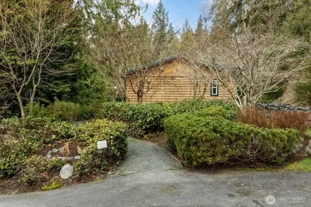 Approaching Guest House entrance