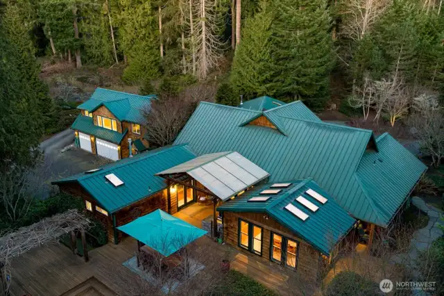 Main House & adtl garage and office/studio
