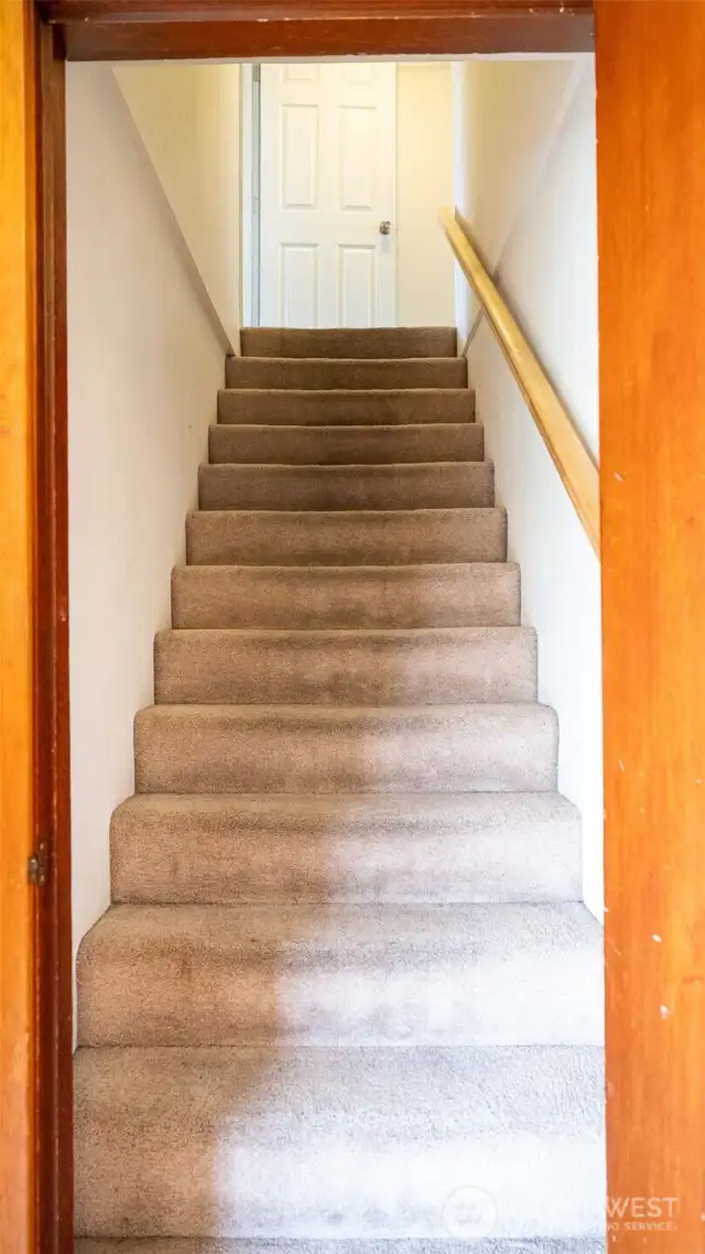 Stairs upstairs
